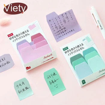 

Gradient colors index paste memo pad planner sticky note paper sticker kawaii stationery pepalaria office 60 pages
