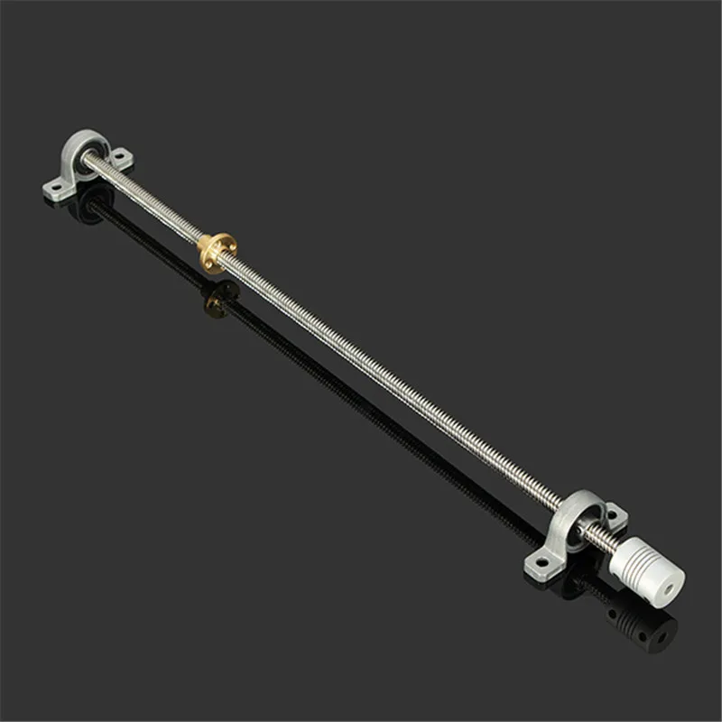 Buy SULEVE New T8 400mm Stainless Steel Lead Screw Set