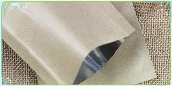 

10cm*15cm,100pcs/lot,kraft bag without the zipper heat seal kraft bag for food Can be sealed with a manual heat sealer