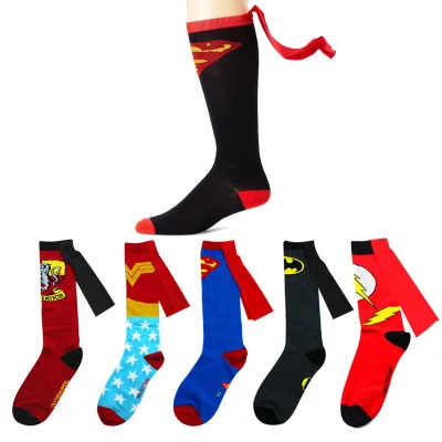 

Movie Wonder Woman Superman Batman Socks Cosplay Costume Tights Socks For Girl Women Stockings Socks
