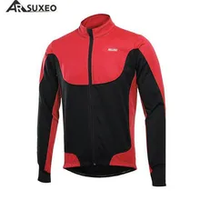 ARSUXEO велосипедная куртка MTB Одежда Джерси уличная Зимняя Теплая Флисовая велосипедная куртка с длинными рукавами велосипедная куртка