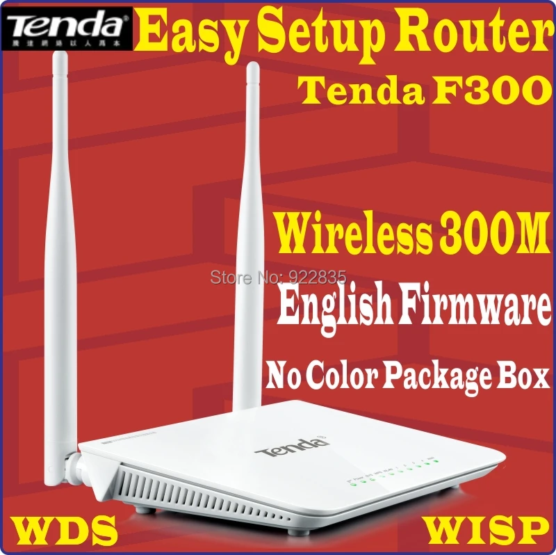 Английский Прошивка Tenda F300 300 Мбит 802.11 b/g/n Беспроводной Маршрутизатор
