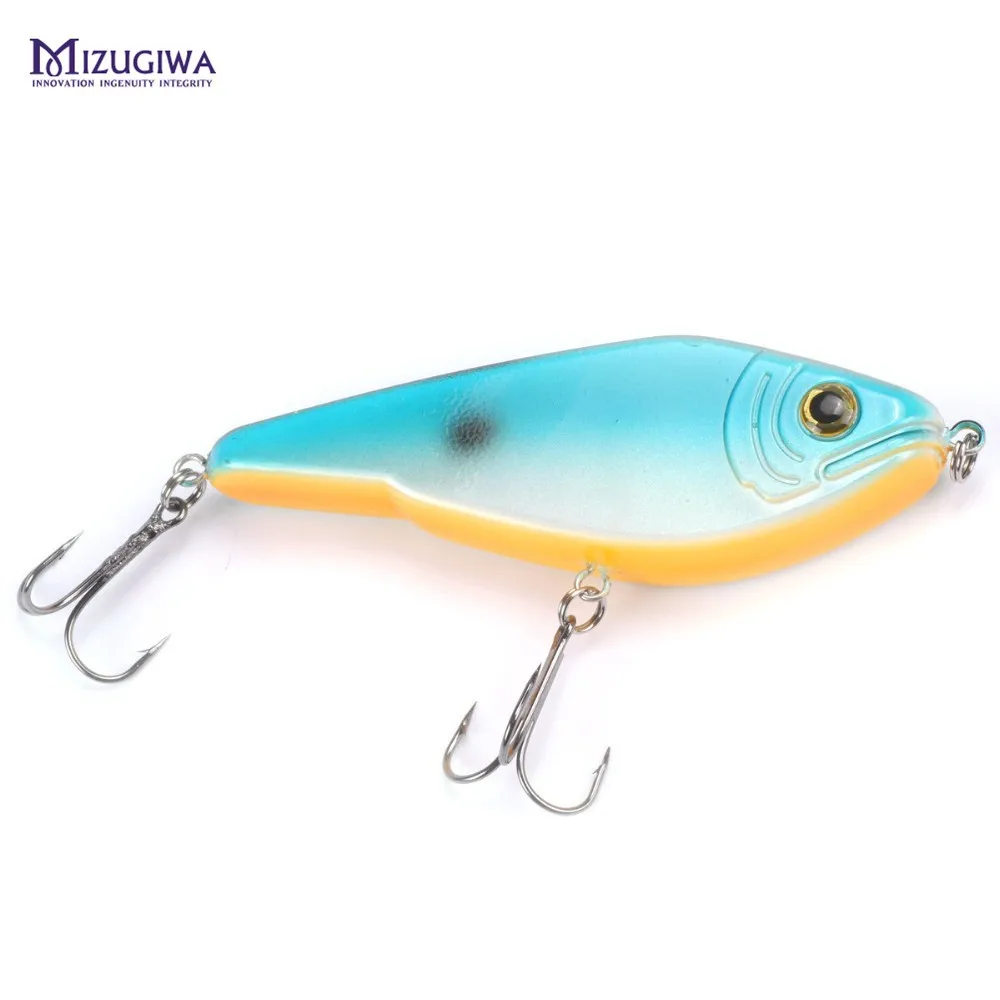 MIZUGIWA Pesca приманка для ловли щуки Jerkbait Buster Jerkbait Big VIB приманки Крючки mustad 50 г 120 мм приманка для ловли щуки медленно погружающаяся большая - Цвет: Color 3