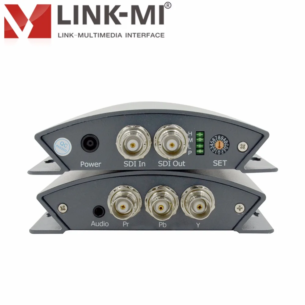 LINK-MI PSY01 Профессиональный SD/HD/3G SDI в конвертер YPbPr управления звуком DIP