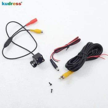 

Rear View Cameras Parking Assistance Rear Cameras HD CCD 4 LED Night Vision Water resistance Materials Black Reversing cameras