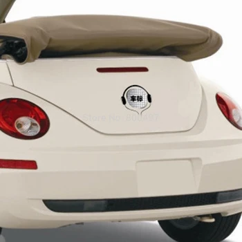 

10 x Car Stickers Car Tail Logo Stickers Earphone Car Decals for VW Volkswagen Polo Golf Jetta Passat CC