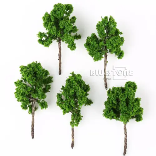 Модель дерева для железнодорожного парка 25 шт. масштаб 1:120 до 1:250|z scale|model treesho scale |