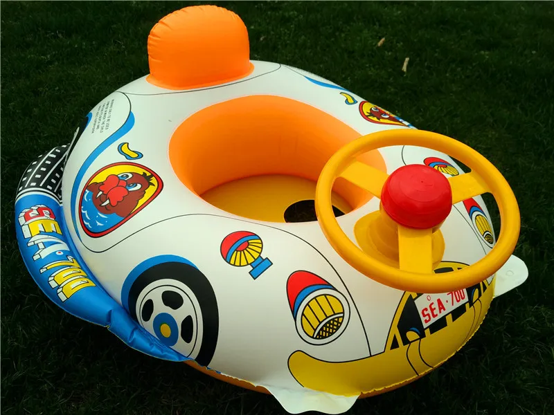 Для детей Ins надувной плот Детские плавающие ming плавать кольцо самолет автомобиль Лодка игра игрушки для купания ребенок Лето вода гигантский бассейн трубка