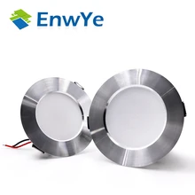 EnwYe LED Downlight Ceiling silvery IC constant current LED driver 15W 20W 25W Warm white/cold white led light AC 220V 230V 240V