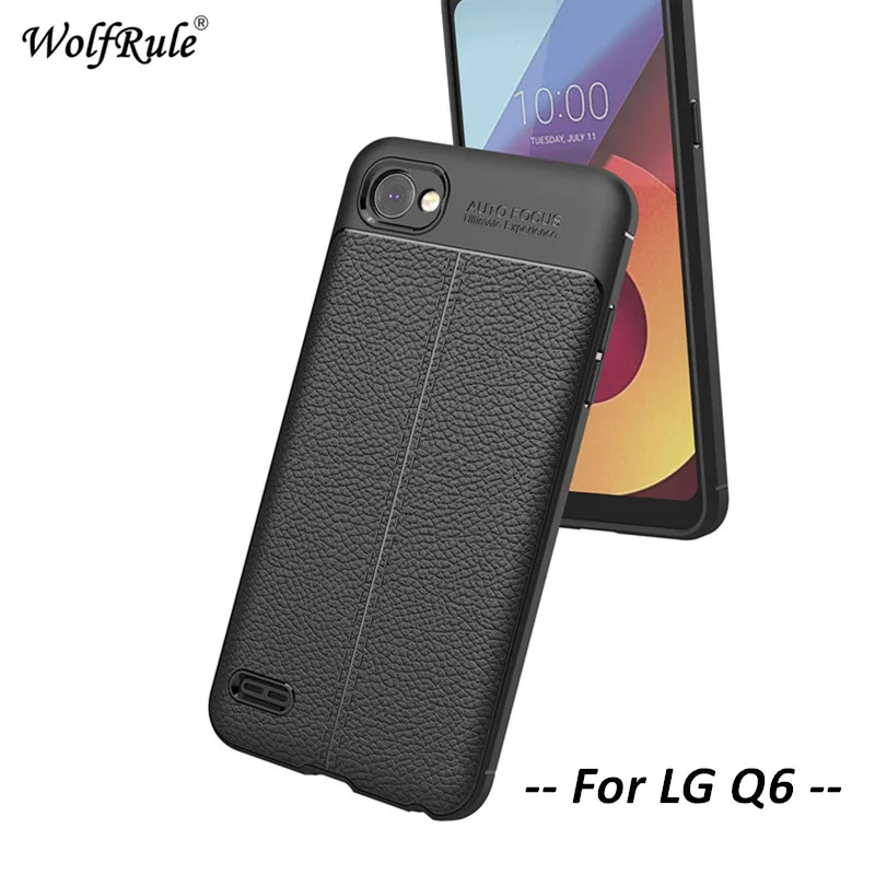 WolfRule чехол для LG Q6 противоударный мягкий ТПУ мобильный телефон Plus оболочка Q6a alpha 5