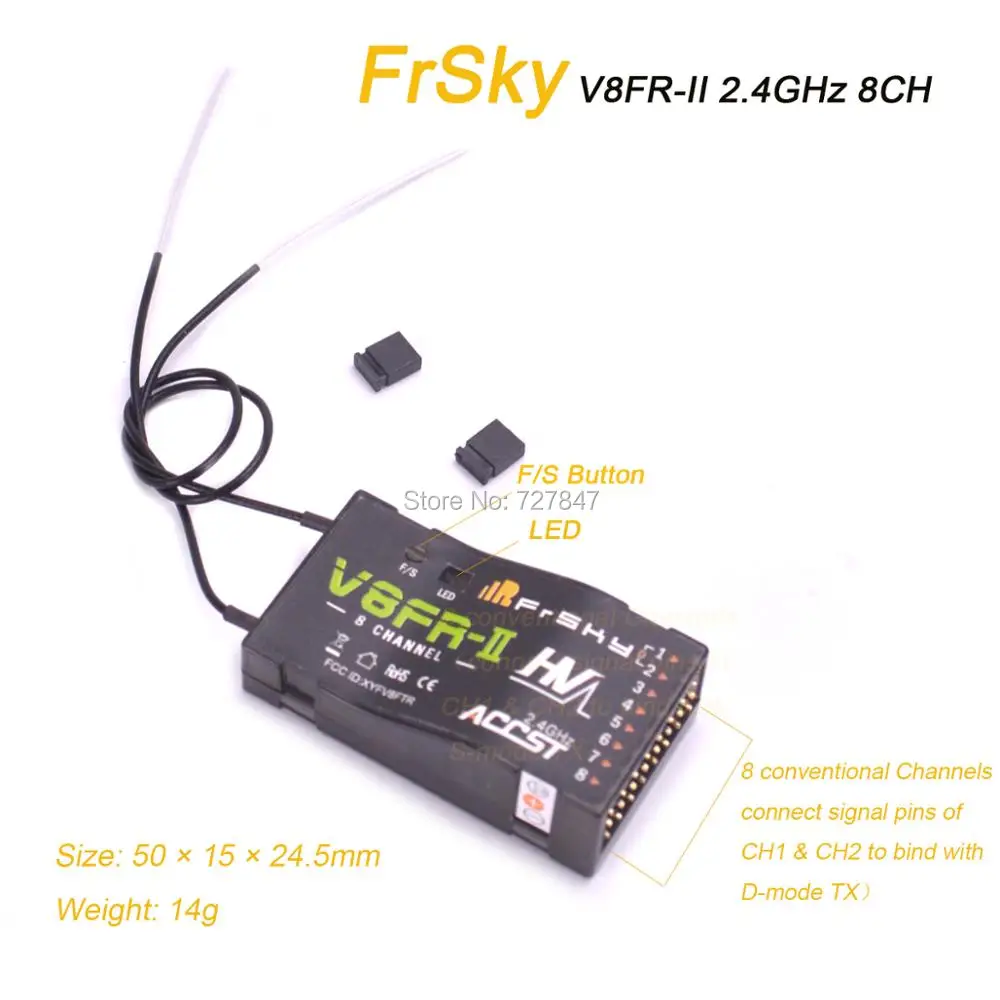 FrSky V8FR-II Receiver
