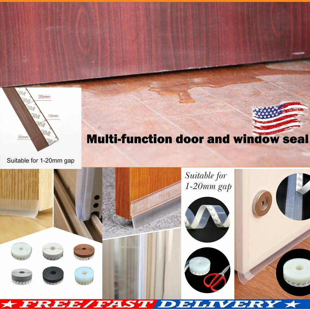 

1m*35mm Sliding Sealing Strips For Door Window Multifunctiondust-removing insect insulation Silicon Rubber Soundproof Adhesive
