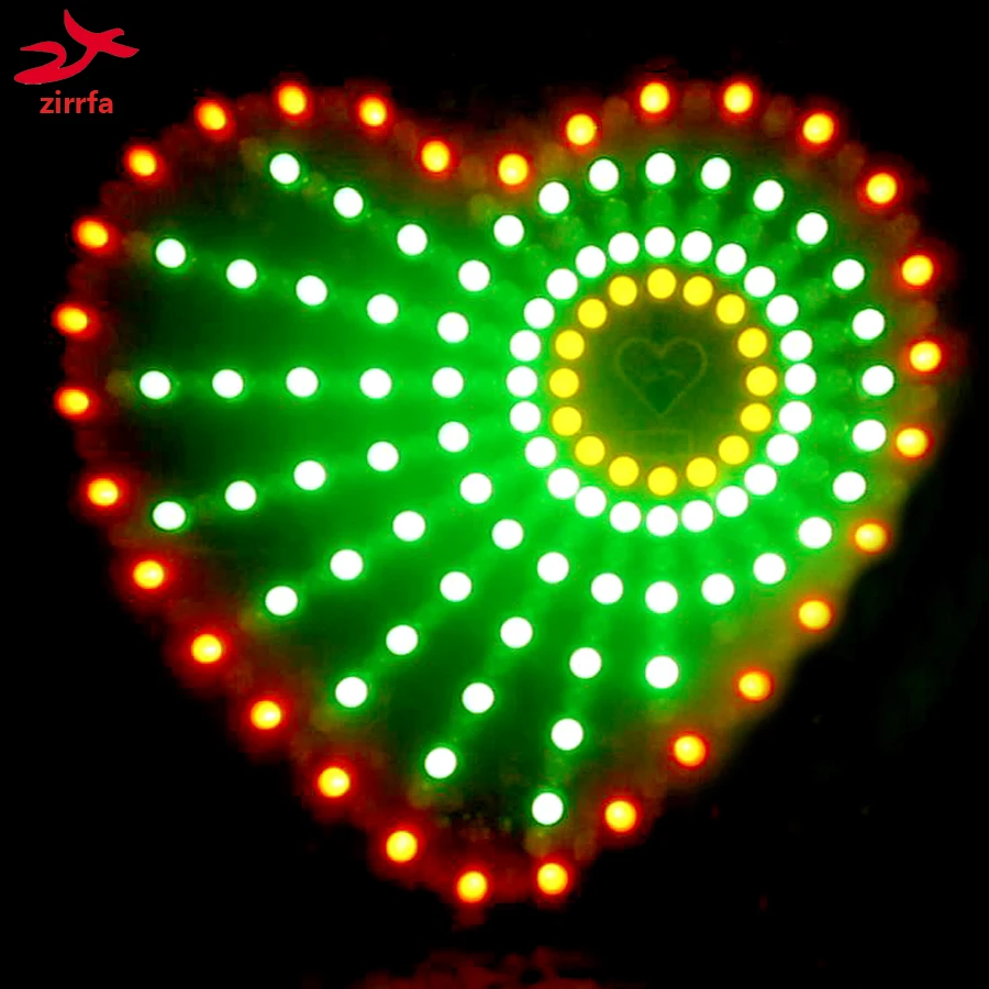 

zirrfa New Multi-color heart-shaped lights cubeed,led electronic diy kit