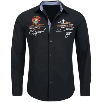 

ZOGAA Men Shirt Brand Male High Quality Long Sleeve Shirts Casual Hit Color Slim Fit Black Man Dress Shirts Casual Shirts Men