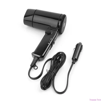 

New Portable 12V Car-styling Hair Dryer Hot & Cold Folding Blower Window Defroster