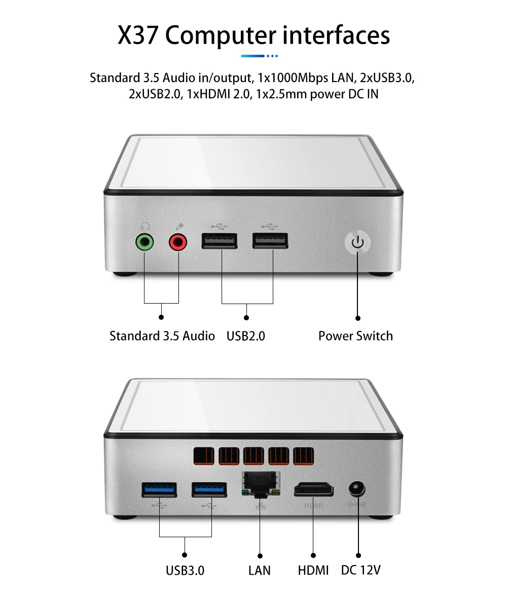 HLY ультра тонкий мини ПК Core i3 4010Y Celeron 2955U 1,40 ГГц Мини компьютер оконные рамы HDMI Wi Fi usb minipc