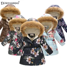 2019 Autumn Winter Girls Jackets and Coat Cotton Padded Girls Clothes Children Jackets For Girls Costume