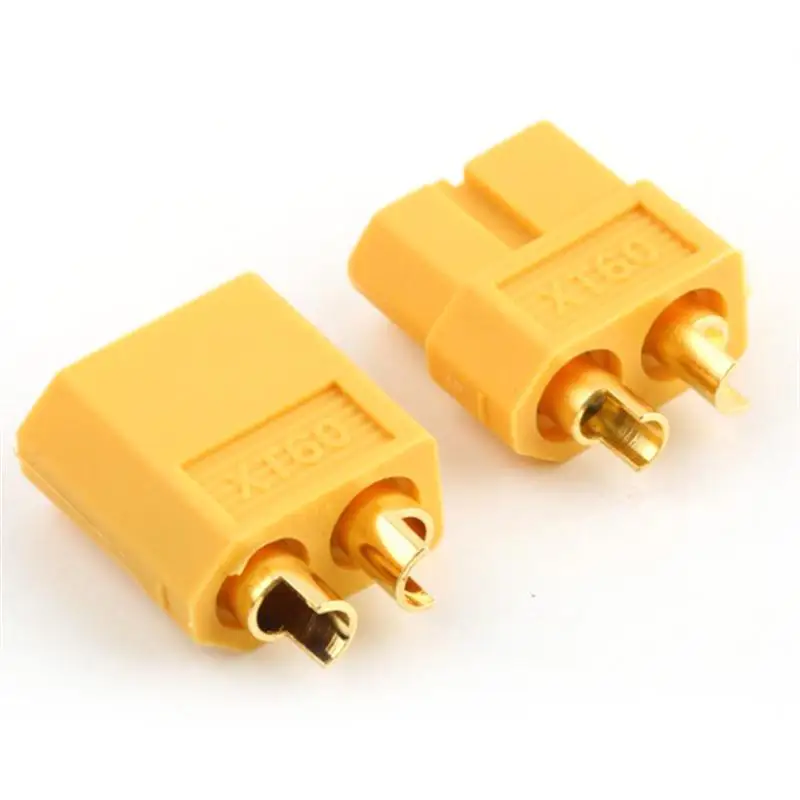 

WINOMO 10 Pairs of XT60 Male and Female Bullet Connectors Plugs for RC Lipo Battery (Yellow)