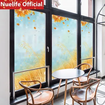 

Rice grain fragrance pattern glass film bathroom door glass door film bedroom decorative window stickers opaque film N2