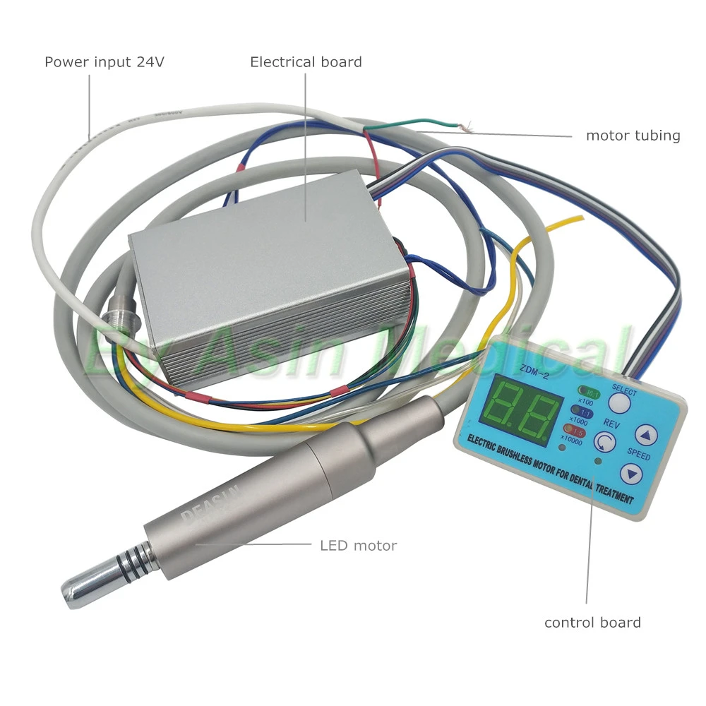 Простая установка для стоматологического стула Встроенная щетка меньше Электрический микро мотор микромотор Стоматологический материал