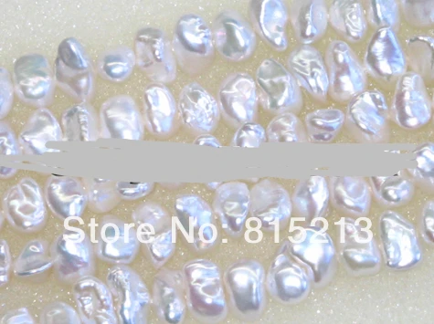 

wb 00111 Lot 5strs AAA 7-8*11mm very luster regenesis freshwater pearl
