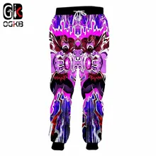 OGKB Мультяшные спортивные штаны, новинка, Осень-зима, мужские спортивные штаны с 3D принтом Dragon Ball Z, спортивная одежда в стиле хип-хоп, спортивные штаны для тренажерного зала, для фитнеса