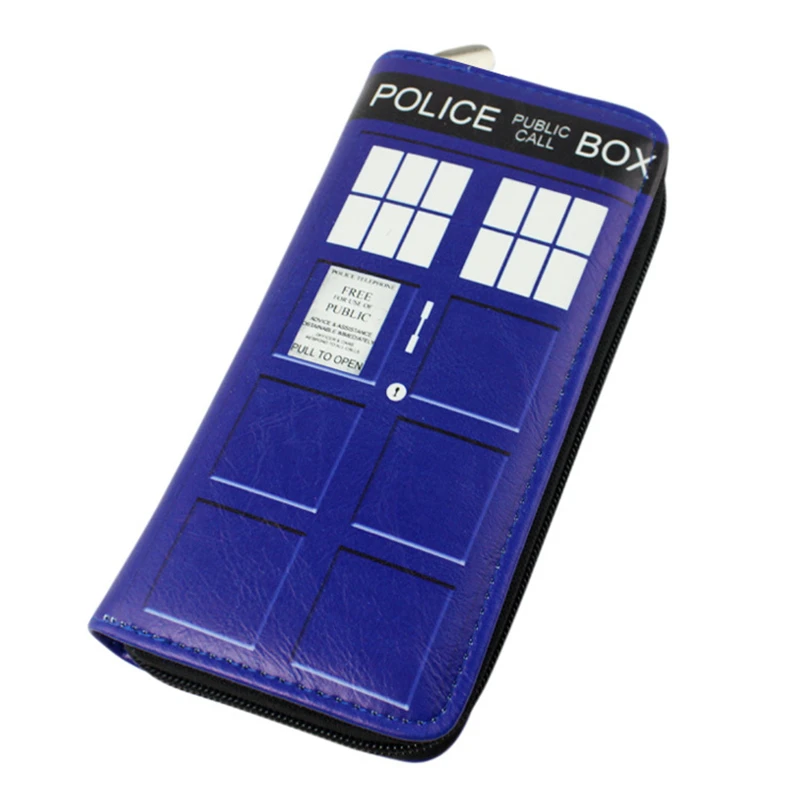 Doctor Who Wallet Dr Who PU Purse Toys Zipper Long Wallets Purses Tardis Cosplay Money bag gift Men Wallet Free Shipping doctor who character encyclopedia