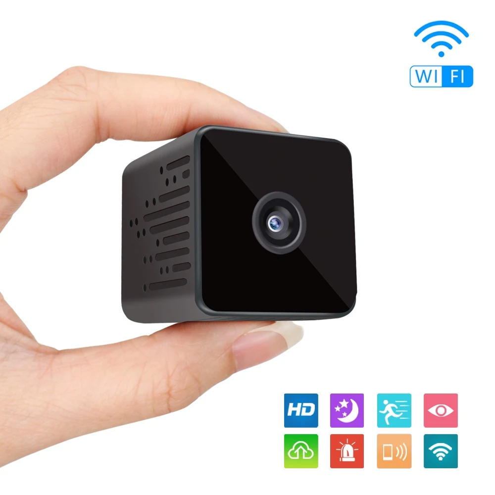ZTour Q9H HD мини Wi Fi камера портативная Ip с ночным видением V380 для видеонаблюдения до
