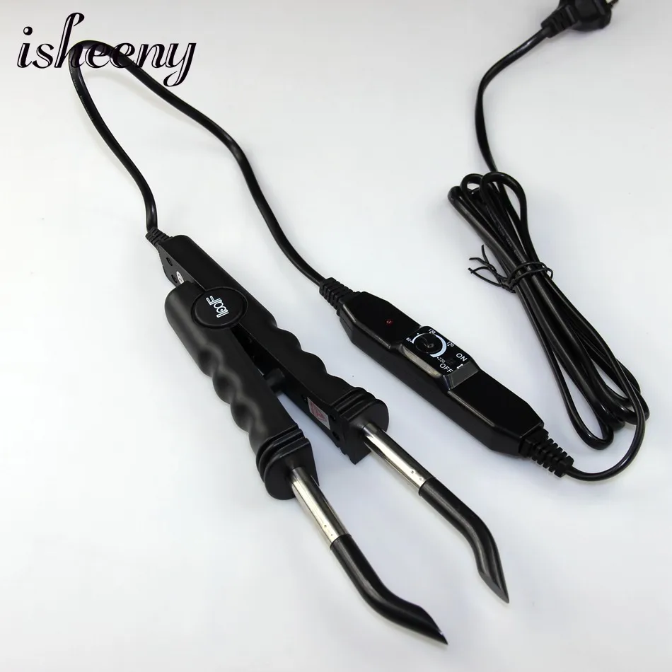 Professional Hair Extension Connector L-618 Adjustable Hair Extension Fusion Iron Tool For U/V/Flat Tip Human Hair Extensions