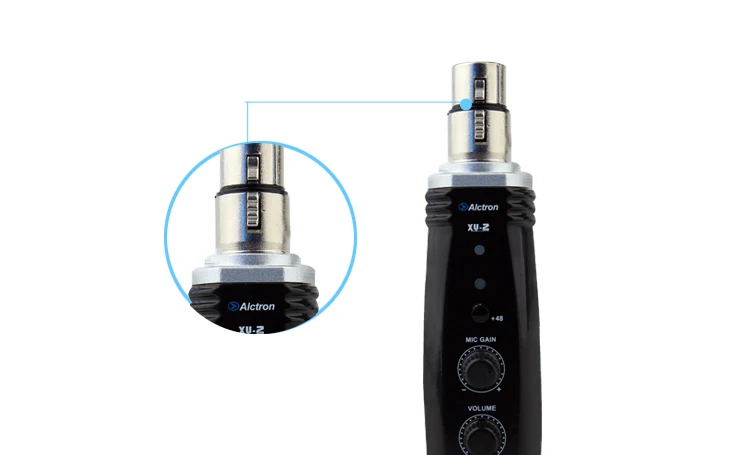 Alctron USB преобразователь XLR в микрофон предварительно усиленный компьютерный