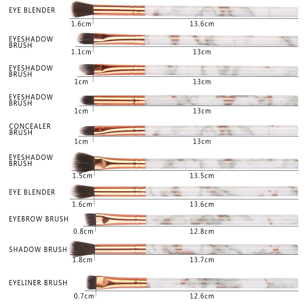 10Pcs Multifunctional Brush Concealer Make Up Brush Cosmestics Tools For Makeup 10Pcs Multifunctional Brush Concealer Make Up Brush Cosmestics Tools For Makeup