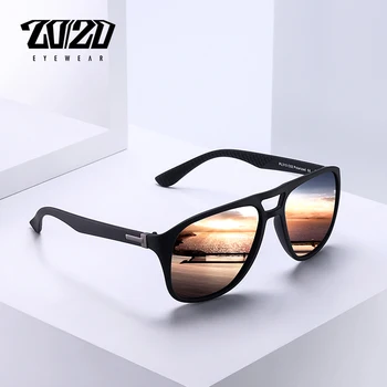 

20/20 Brand Vintage Retro Polarized Sunglasses Men Coating Black Driving Sun Glasses Square Eyewear Male Goggles PL313