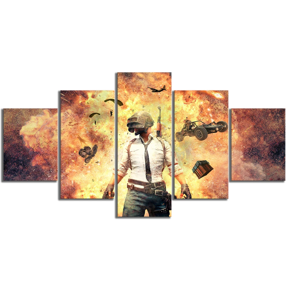 Pubg playerunknown Battlegrounds Explosion видеоигра Постер художественное оформление живопись на