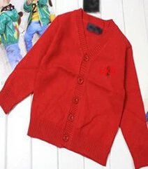 Bebe Menino Menina/вязаный хлопковый кардиган для мальчиков и девочек; сезон весна-осень; свитер с рисунком лошади; куртки; комплект - Цвет: 3