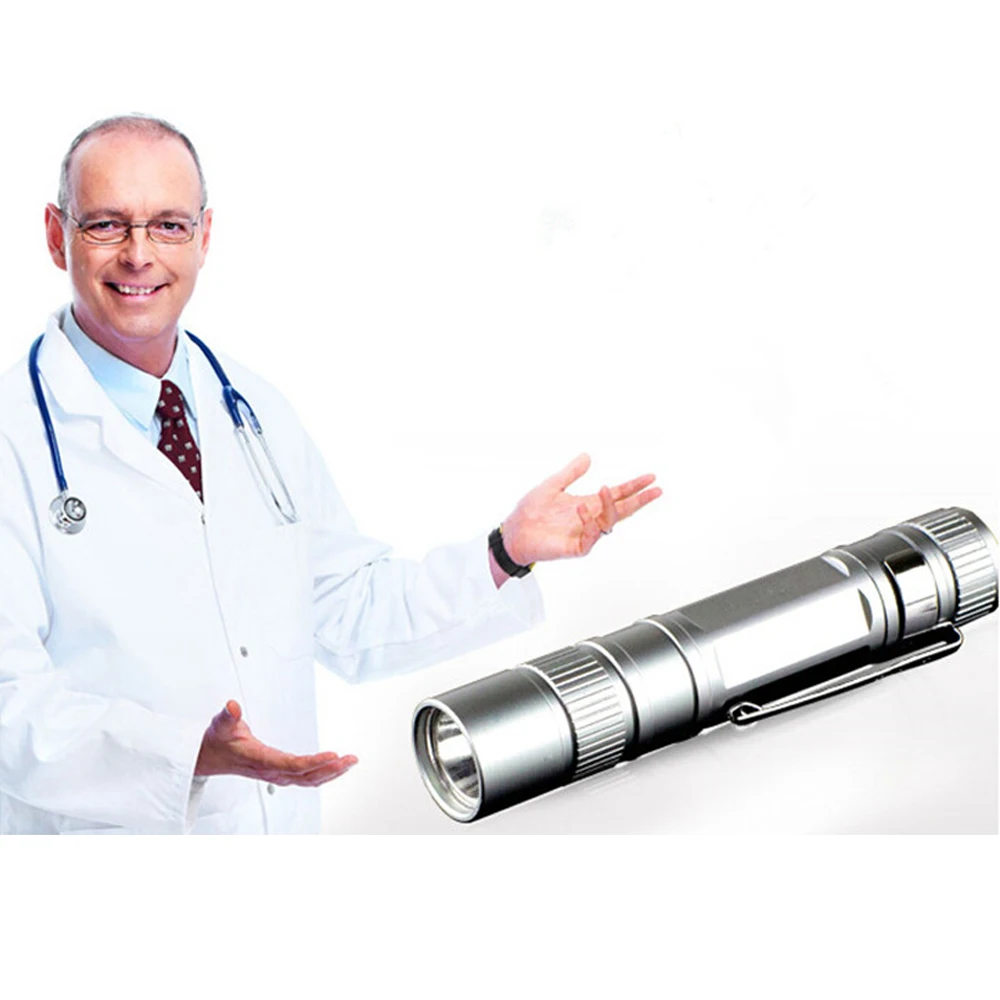 200pcslotBrightCREELEDXPEBeltClipPocketMiniFlashlightMedical