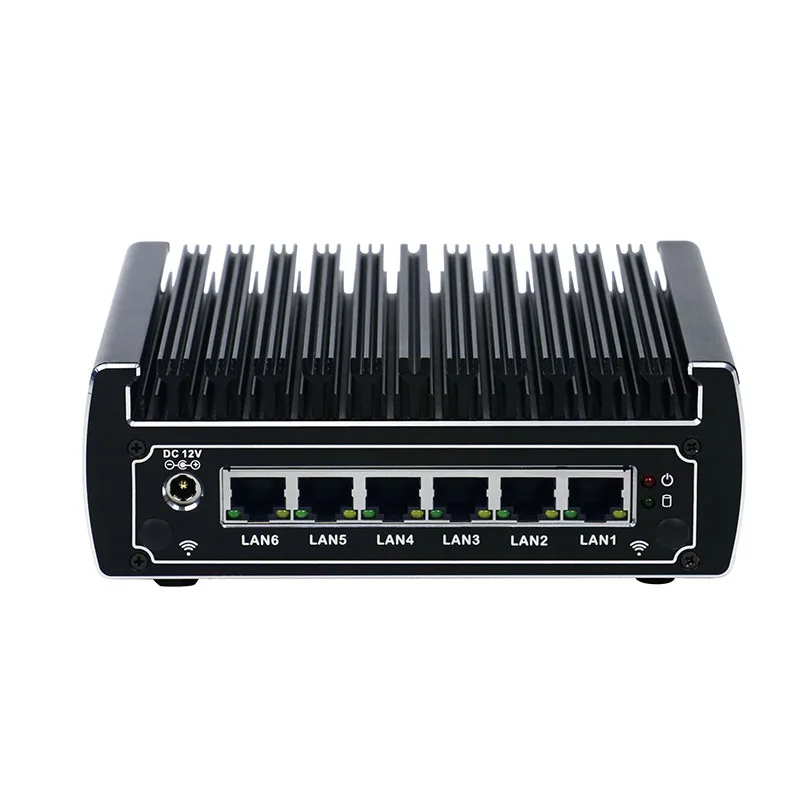 Minisys Pfsense безвентиляторный мини ПК x86 core i3 7100u celeron 3865u 6* Intel Lans DDR4 linux брандмауэр маршрутизатор DHCP vpn-сетевой сервер