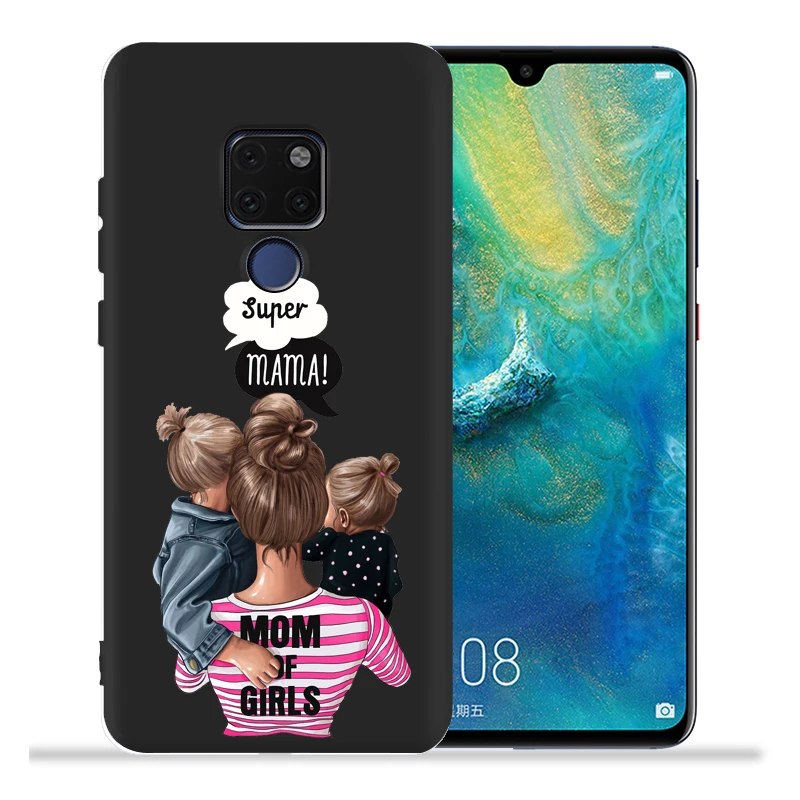 07 Модный чехол для мамы, супер мамы, девочки, для huawei mate 20 Lite mate 10 Lite mate 20 Pro Coque для Nova 4e 3 Nova3i, задняя крышка - Цвет: 07