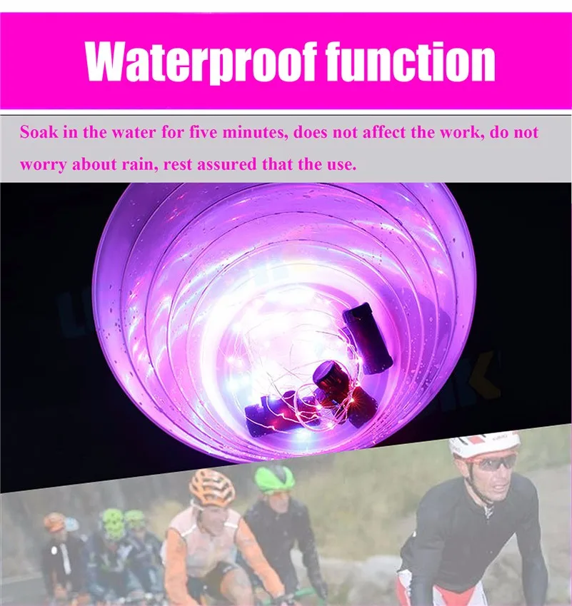 Sale WEST BIKING Waterproof 18 LED Mountain Bike Bicycle Wheel Spoke Light USB Charging 2.2M Bike Light Road Cycling Lamp Light 1 Pcs 26