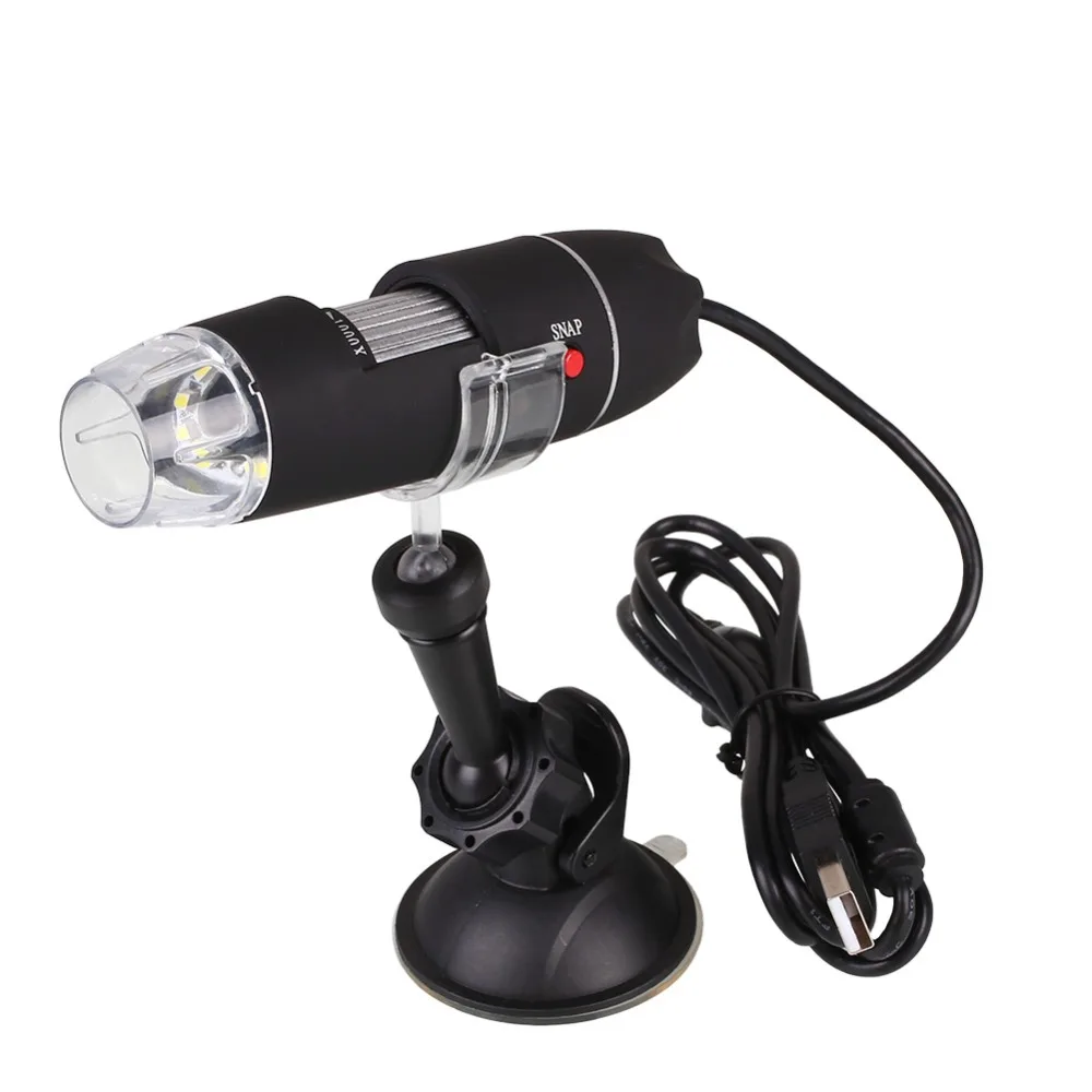 микроскоп Мега Пиксели 2MP 1000X8 СВЕТОДИОДНЫЙ Цифровой Микроскоп USB Powered Цифровые