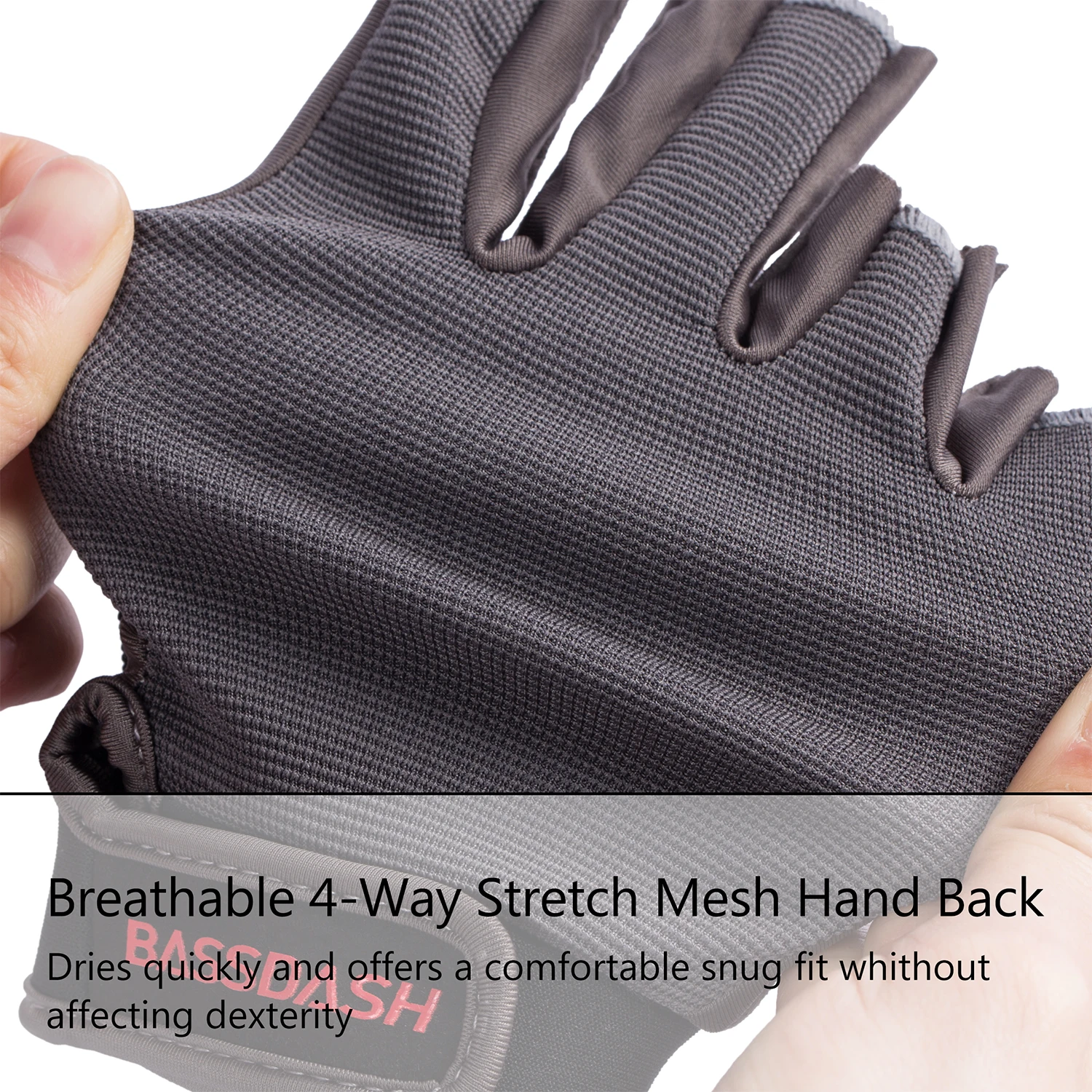 Перчатки для рыбалки Bassdash Astro сверхпрочные Sure Grip мужские женские перчатки без