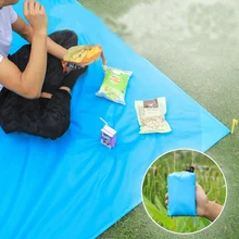 Карманное одеяло для пикника, пляжа, кемпинга, коврик из мягкого и легкого водостойкого материала, идеально подходит для кемпинга, путешествий, пеших прогулок