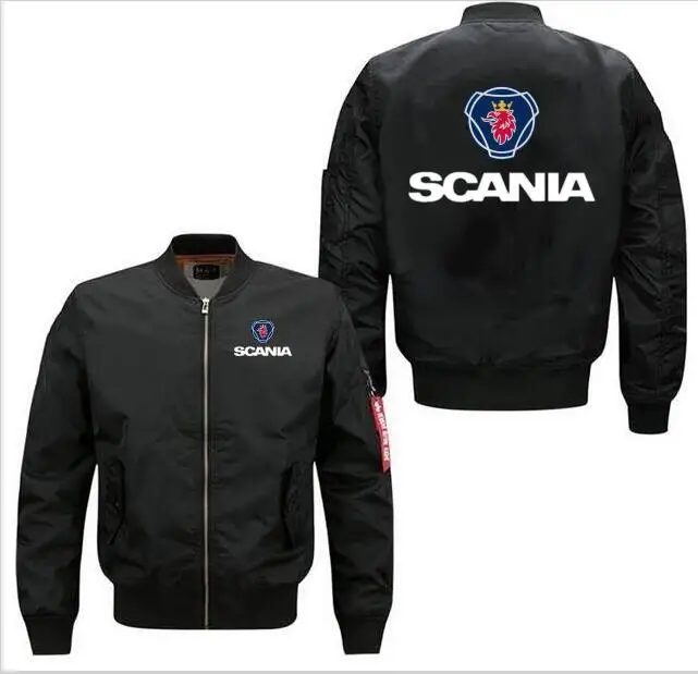 2019 для мужчин's автомобиль SCANIA куртка лётчика бомбардировщика утолщаются
