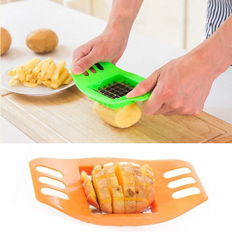 PVC+Stainless Steel French Fries Cutter Peeler Potato Chip Vegetable Cutter  Cooking Utensils Tools Kitchen Accessories QW602395|french fry  cutter|vegetable cutterfries cutter - AliExpress