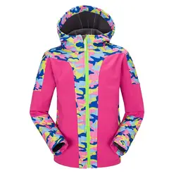 Водостойкий индекс 10000 мм детская верхняя одежда теплое пальто ветрозащитные куртки для мальчиков и девочек спортивная детская одежда для