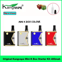 Электронная сигарета Vape комплект оригинальный Kangvape мини K стартер коробки комплект 400 мАч 11 Вт 0,5 мл картридж бак КБР испаритель коробка