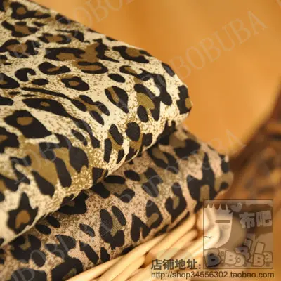 2016 Cotton Fabric Tissus Tulle Rolls Fc049 Small Leopard Print Cotton Prints Cloth Full Fabric Costumiers Poplin Handmade Diy