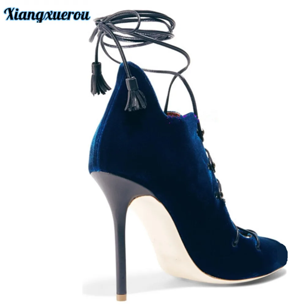 

Xiangxuerou Women's wear fashion women's shoes Roman bandage high heel sandals