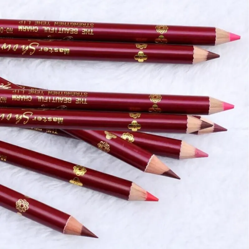12 шт. Цвета Прочный Водонепроницаемый Матовая Помада Для Губ Карандаш Pen Макияж