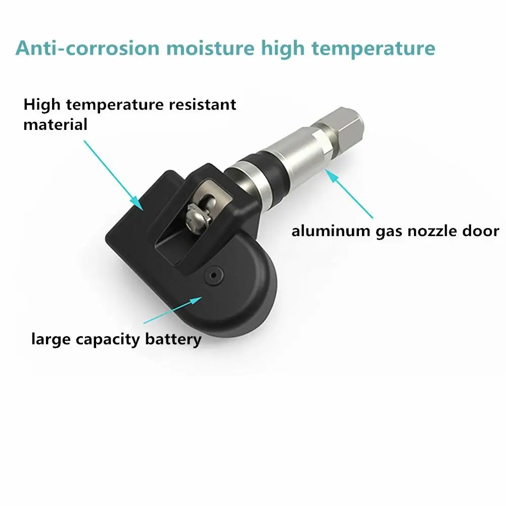 Adeeing Автомобильный Bluetooth 4,0 TPMS Android IOS система контроля давления в шинах Противоугонная Водонепроницаемая 4 внутренних датчика сопротивления r20