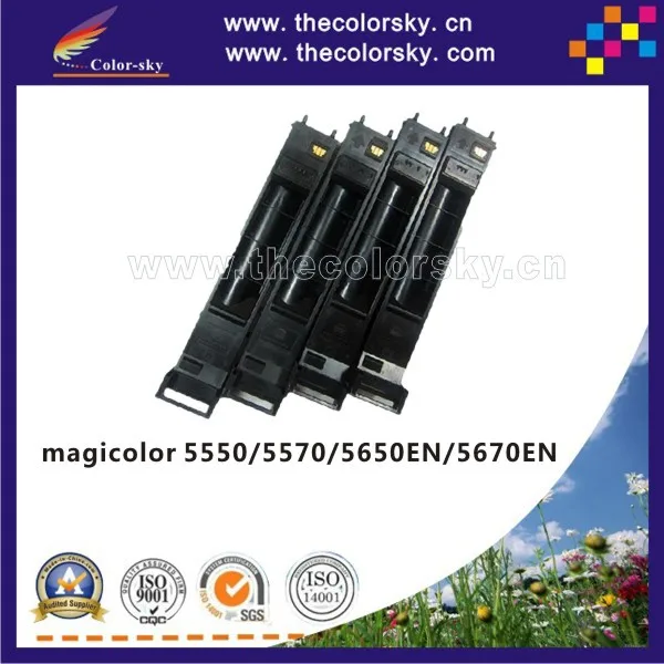 

(CS-KM5550) toner laser cartridge for Minolta magicolor 5550 5570 5650EN 5670EN A06V353 A06V453 A06V153 A06V253 12k/12k KCMY